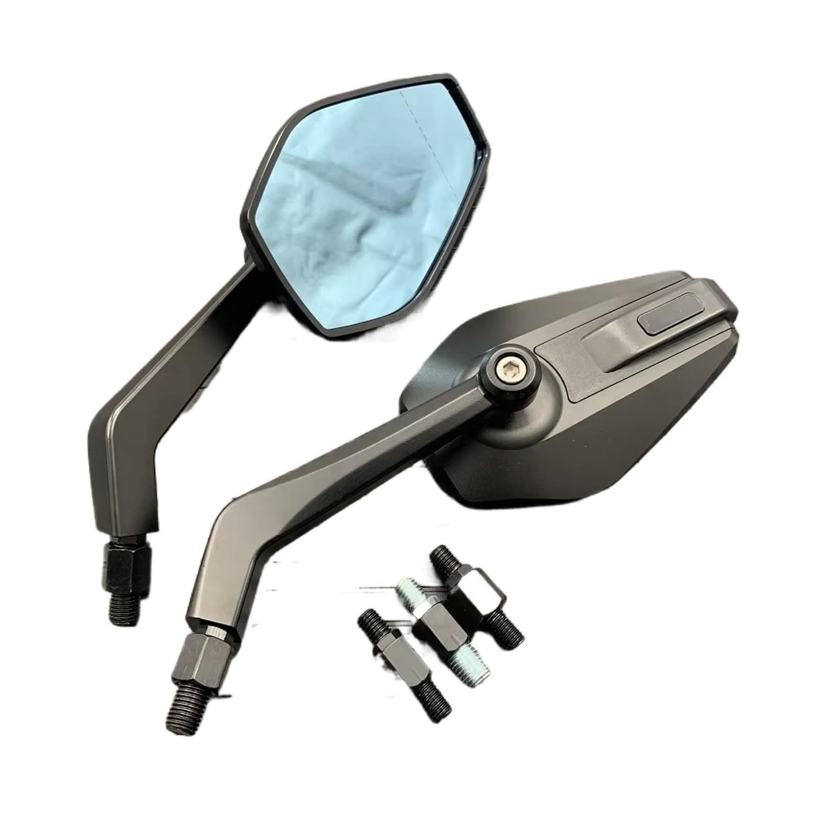 Motorrad Seitenspiegel Für V-Star Für XVS 250 650 950 1100 1300 Schwarz Universal Motorrad Rearview Außenspiegel Motorrad Rückspiegel Motorrad Seitenspiegel Für V-Star Für XVS 250 650 950 1100 1300 Schwarz Universal Motorrad Rearview Außenspiegel Motorrad Rückspiegel von IUKMR