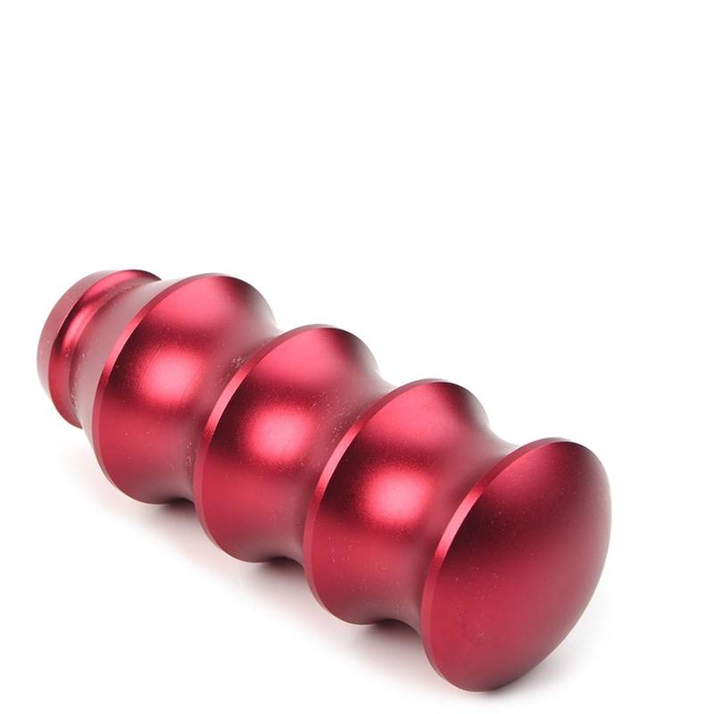 Schaltknauf Auto Universal Bambo Stil Aluminium Manuelle Getriebe Stick Schaltknauf Hebel Shifter Auto Schaltknauf(Red) von IUKMR