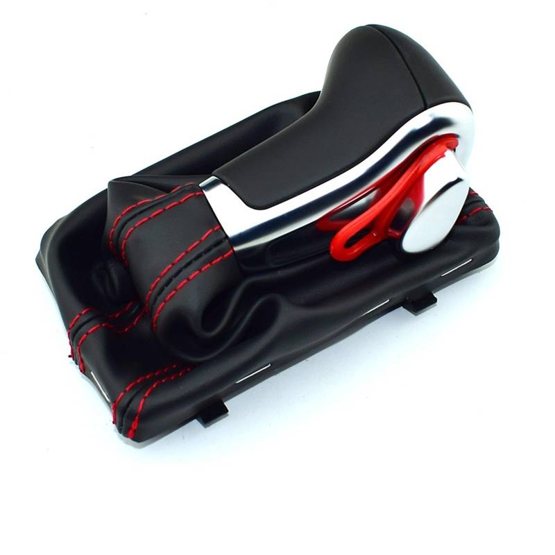 Schaltknauf Für A6 A7 A3 A4 A5 A6 C6 Q7 Q5 2009 2010 2011 2012 2014 4G1 713 139 R Auto Automatischer Chrom-Schaltknauf Auto Schaltknauf(Red line Black) von IUKMR