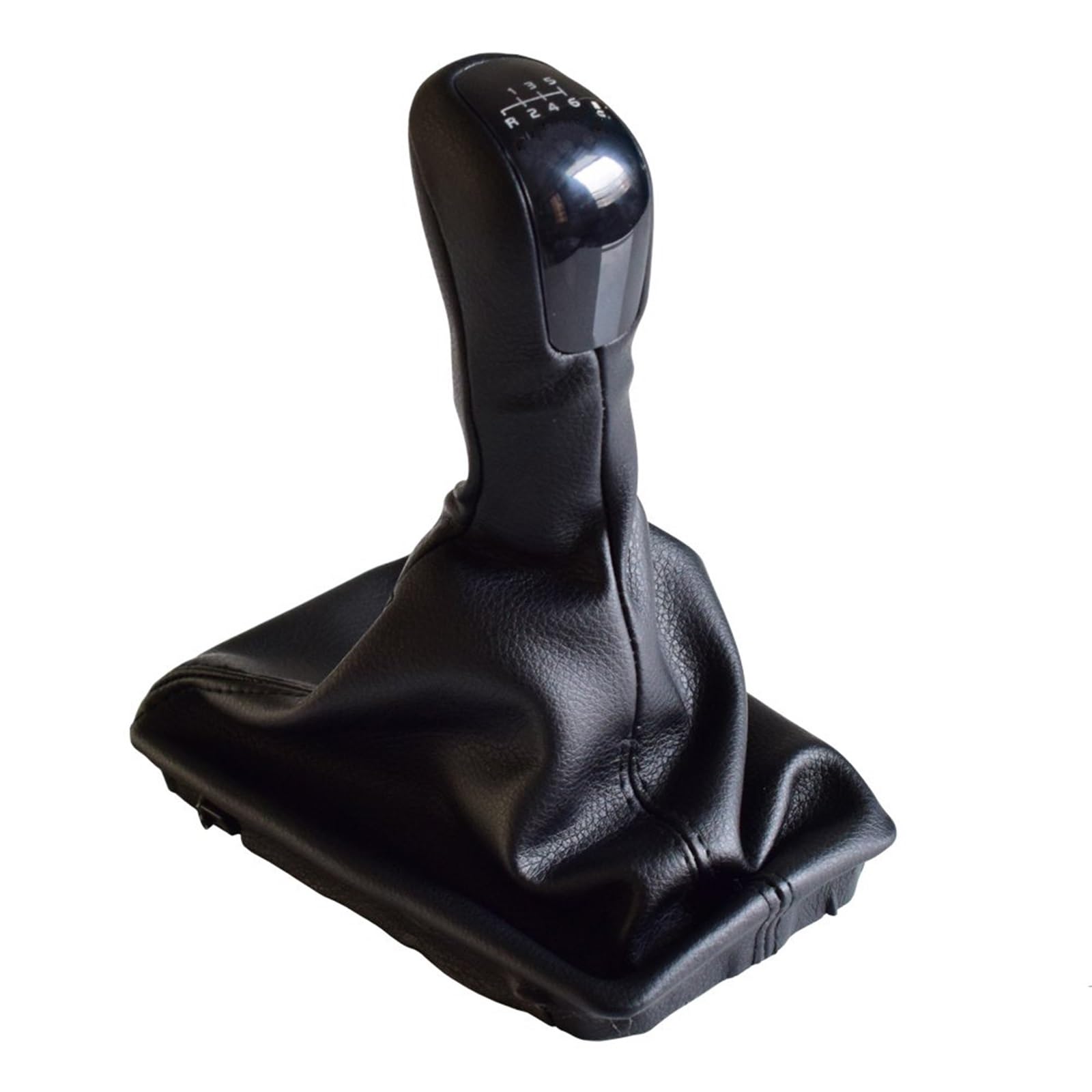 Schaltknauf Für Benz E-Klasse W211 2002-2009 Leder Staub-Proof Abdeckung Fall Manuelle 6 Geschwindigkeit Getriebe Schaltknauf Hebel Handball Auto Schaltknauf(Classic-6 Speed) von IUKMR