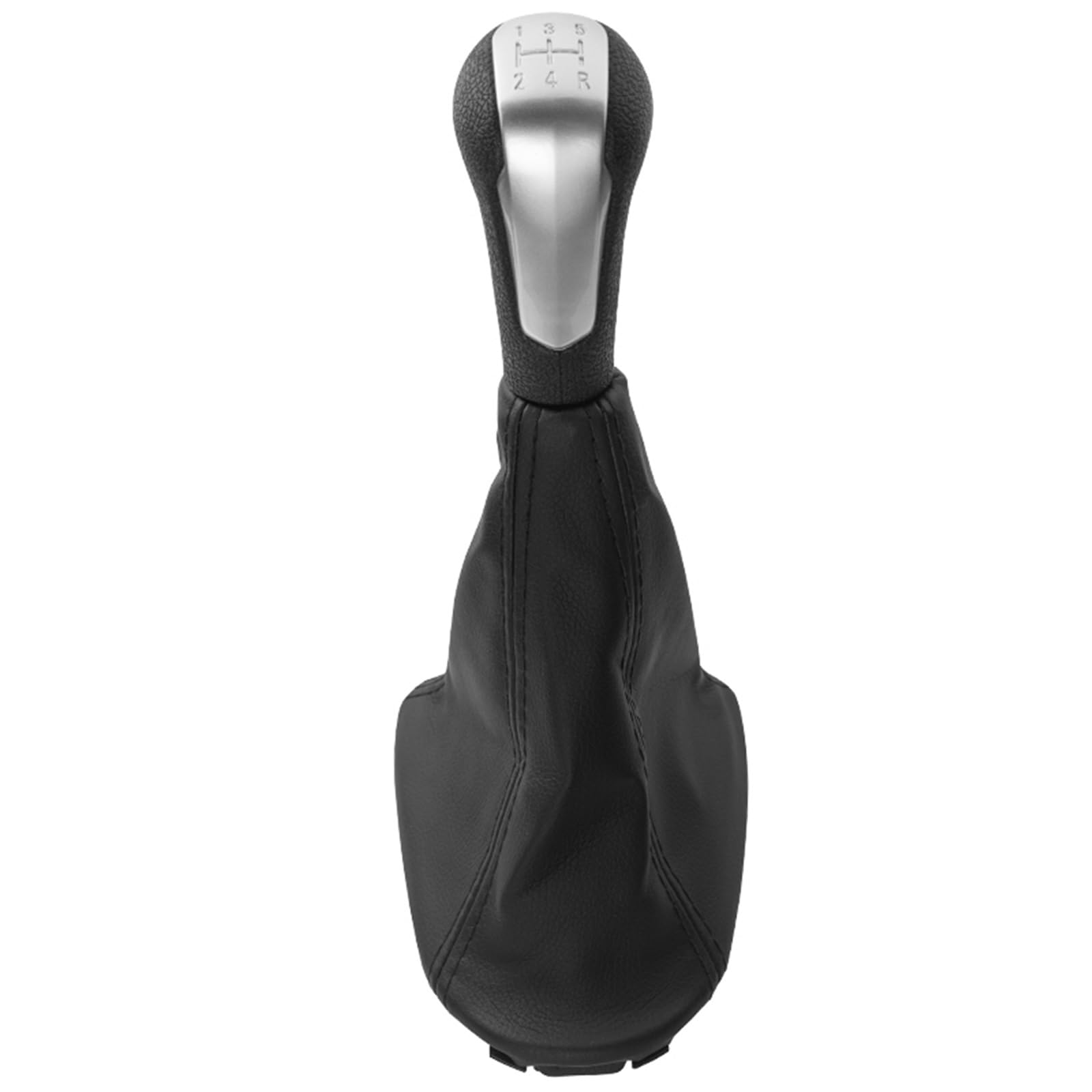 Schaltknauf Für Chevrolet Für Chevy Für Spark 2011-2016 Auto-Schaltknauf Handball mit Gamaschen-Boot-Abdeckung Handbremsen-Abdeckungsfall Auto Schaltknauf(Silber) von IUKMR