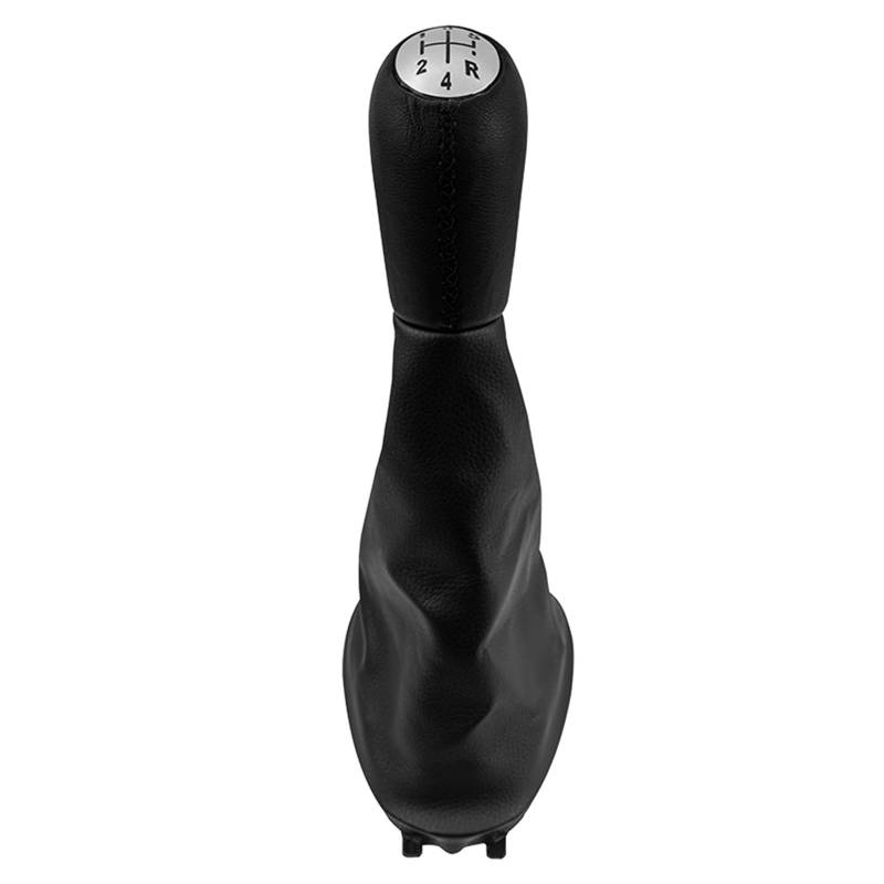 Schaltknauf Für Clio 2 II Für Megane 2 II Für Kangoo Auto Schaltknauf Stick Kopf Hebel Griff Staubdichte Abdeckung Fall Auto Schaltknauf(Chrome Black) von IUKMR