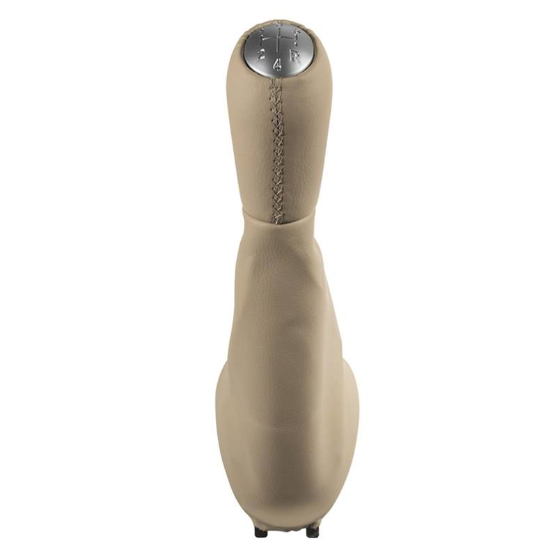 Schaltknauf Für Clio 2 II Für Megane 2 II Für Kangoo Auto Schaltknauf Stick Kopf Hebel Griff Staubdichte Abdeckung Fall Auto Schaltknauf(Matte Beige) von IUKMR