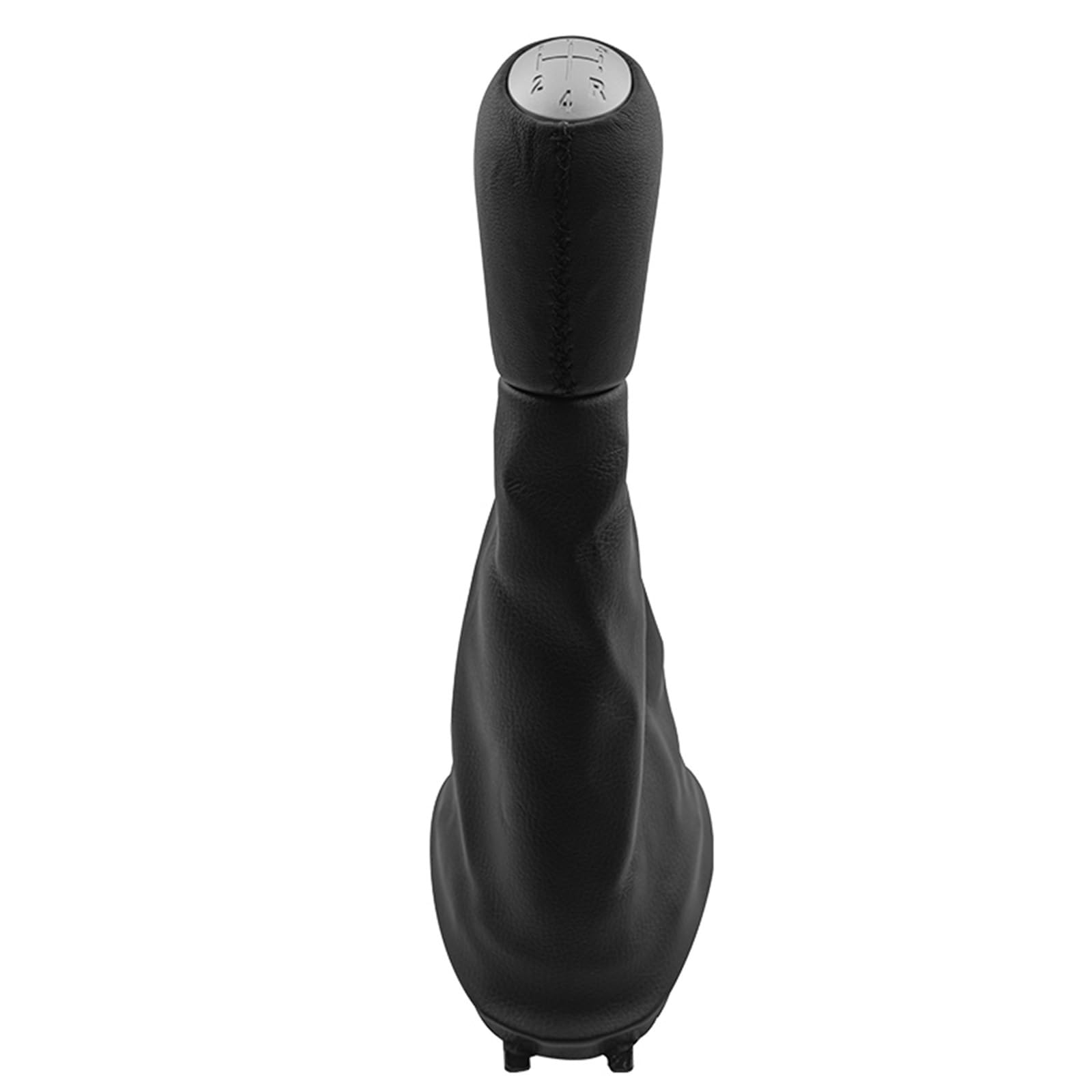 Schaltknauf Für Clio 2 II Für Megane 2 II Für Kangoo Auto Schaltknauf Stick Kopf Hebel Griff Staubdichte Abdeckung Fall Auto Schaltknauf(Matte Black) von IUKMR