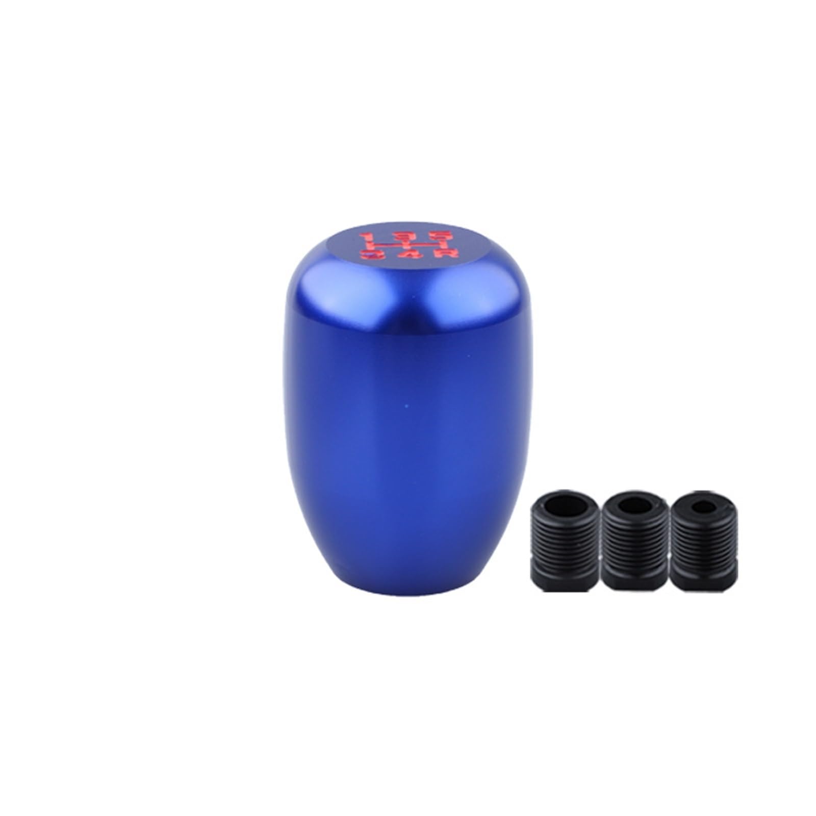 Schaltknauf Für Ford 5 6 Geschwindigkeit Auto Aluminium Manuelle Shifter Hebel Schaltknauf at MT Runde Form Knöpfe Auto Schaltknauf(Blue) von IUKMR