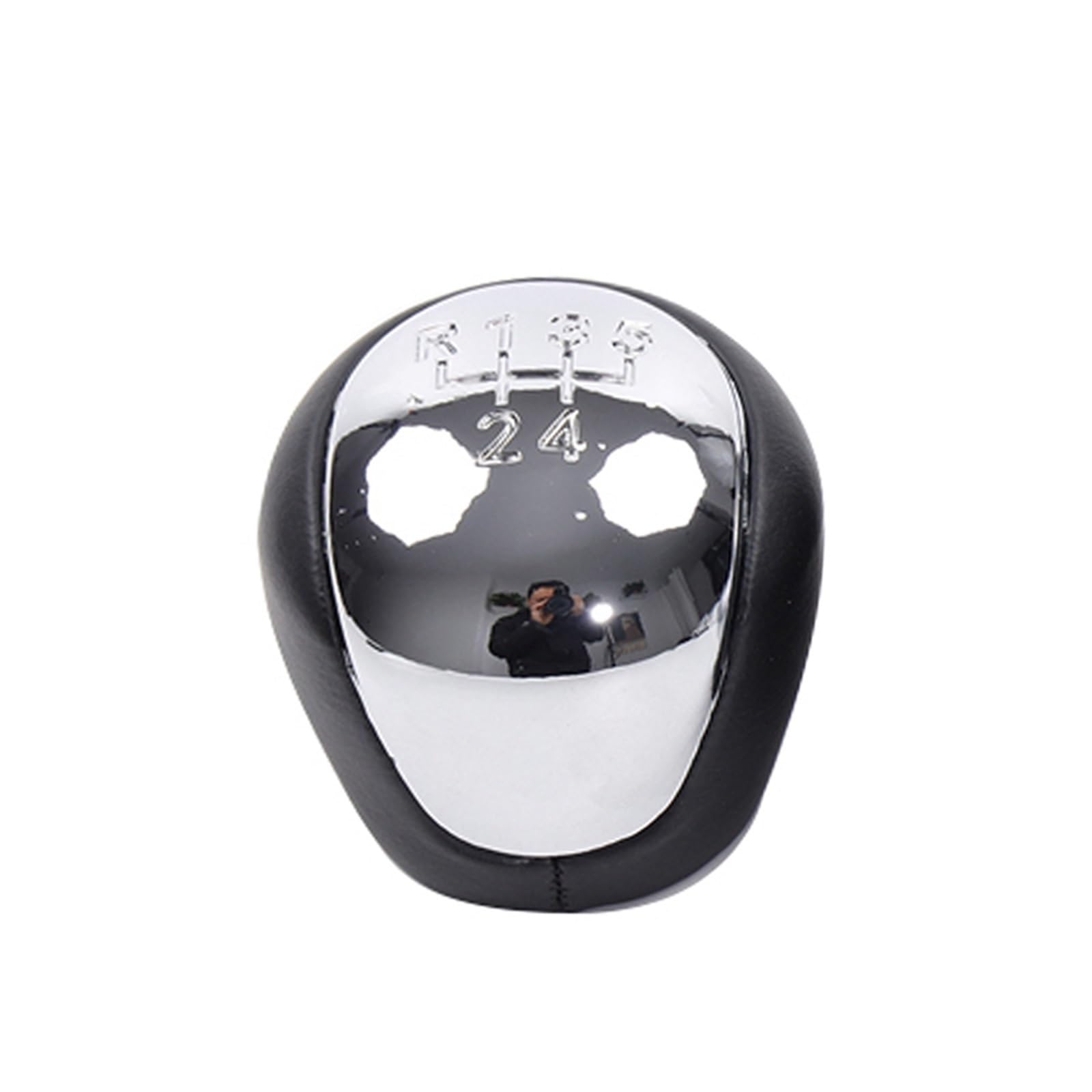 Schaltknauf Für Hyundai I30 Für Elantra Für Touring 2008 5 Geschwindigkeit Getriebe Shifter Knob Stick Hebel Stift Griff Headball Manuelle Auto Schaltknauf(Bright Silver) von IUKMR