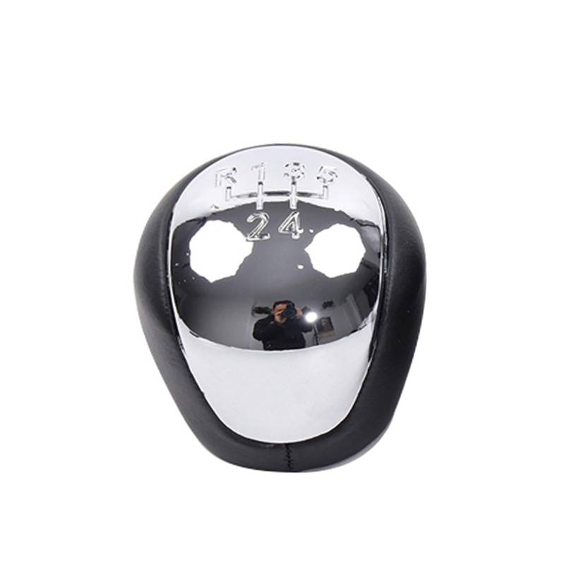 Schaltknauf Für Hyundai I30 Für Elantra Für Touring 2008 5 Geschwindigkeit Getriebe Shifter Knob Stick Hebel Stift Griff Headball Manuelle Auto Schaltknauf(Bright Silver) von IUKMR