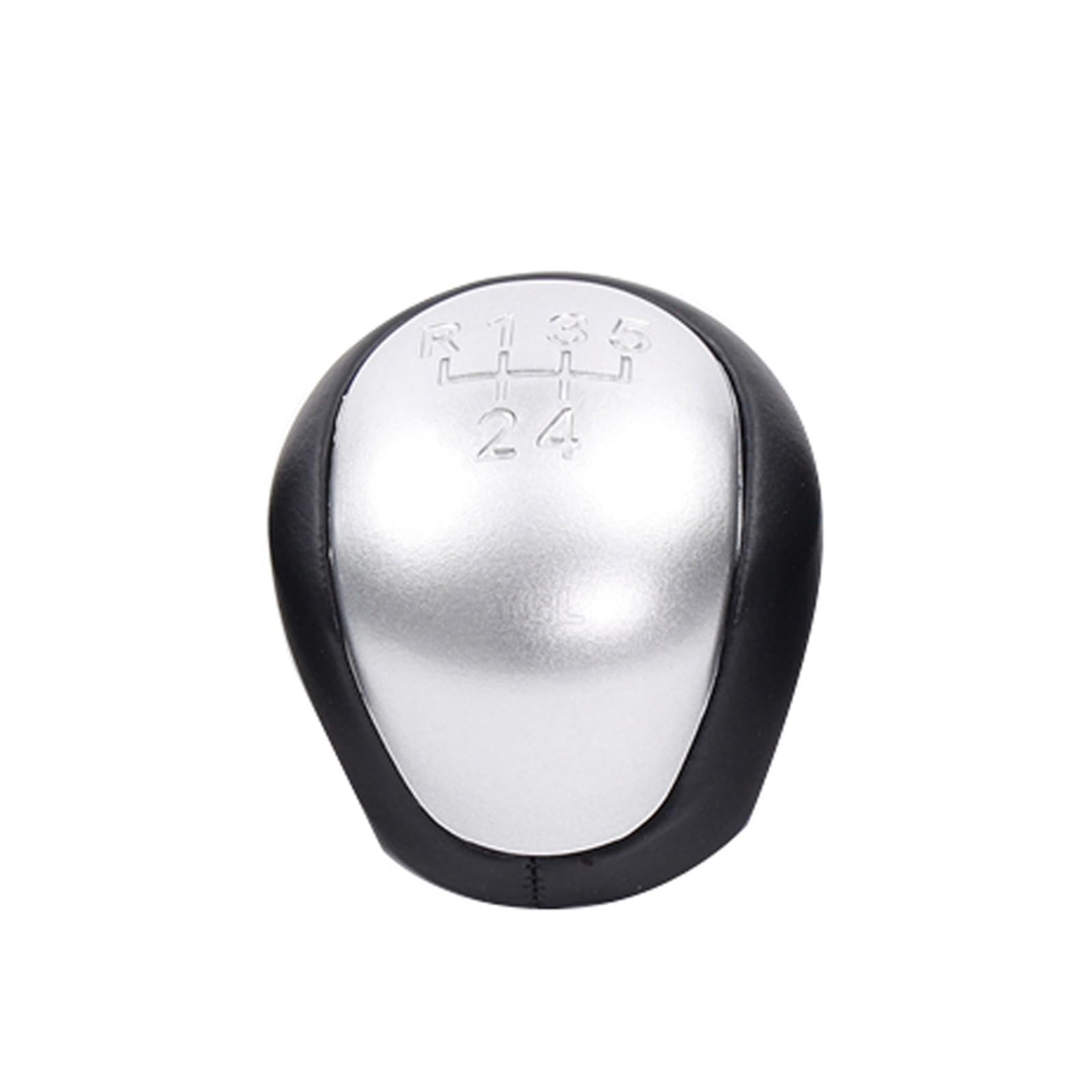 Schaltknauf Für Hyundai I30 Für Elantra Für Touring 2008 5 Geschwindigkeit Getriebe Shifter Knob Stick Hebel Stift Griff Headball Manuelle Auto Schaltknauf(Silber) von IUKMR