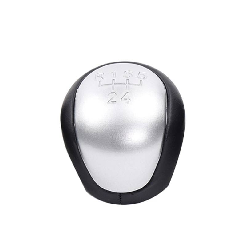 Schaltknauf Für Hyundai I30 Für Elantra Für Touring 2008 5 Geschwindigkeit Getriebe Shifter Knob Stick Hebel Stift Griff Headball Manuelle Auto Schaltknauf(Silber) von IUKMR