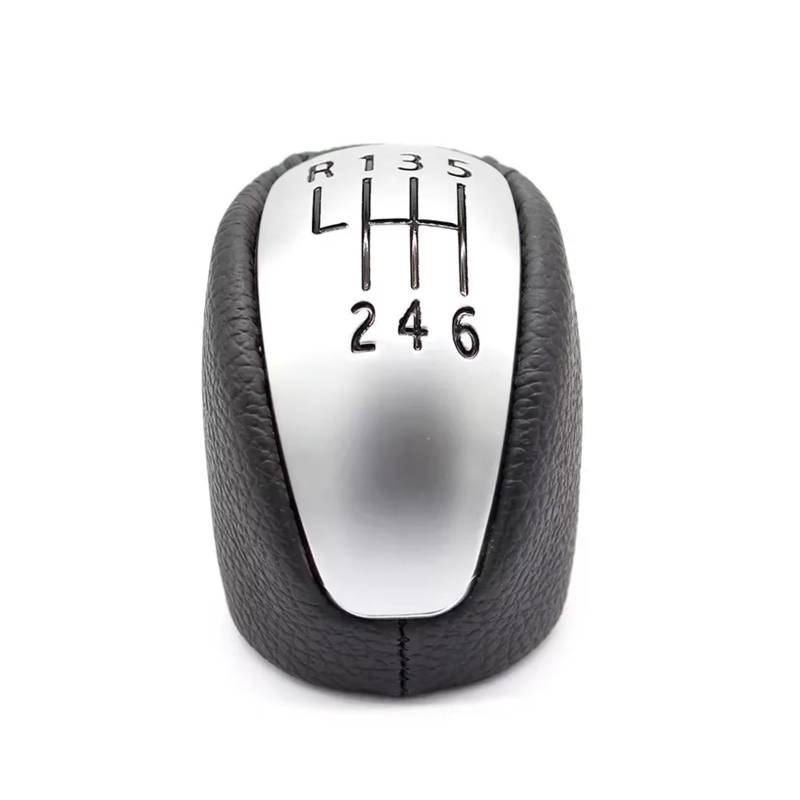 Schaltknauf Für Laguna MK3 2007-2014 PU 6 Geschwindigkeit Manuelle Getriebe Shift KnobLeather Hebel Shifter Hand Ball Auto Schaltknauf von IUKMR