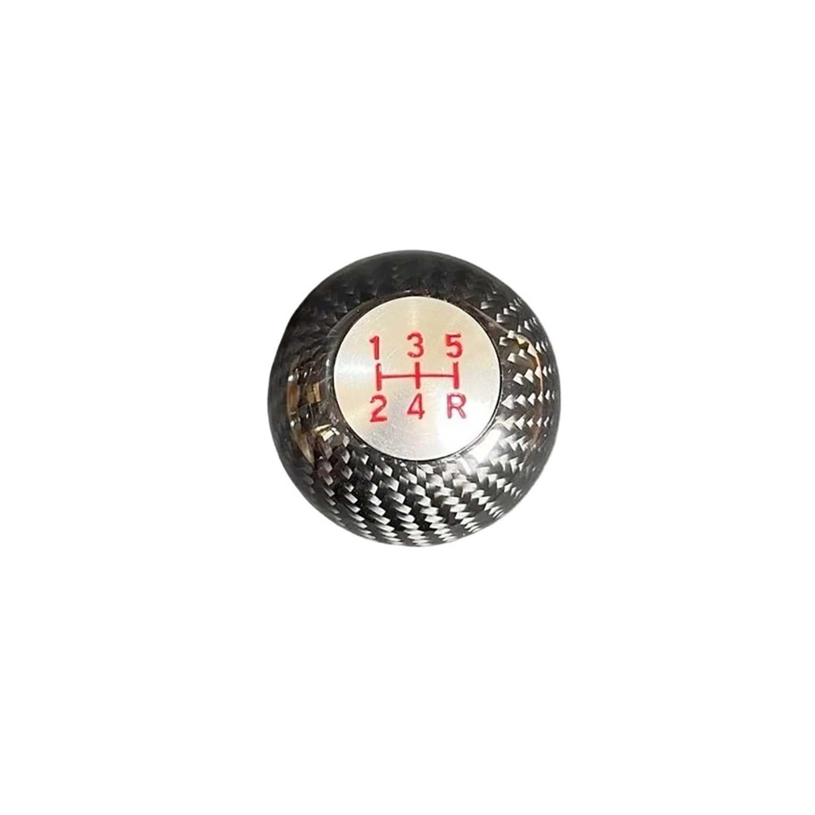 Schaltknauf Für Mazda MX-5 MX5 Schaltknauf Aluminium Gear Shift Ball Carbon Fiber Leder 5 6 Geschwindigkeit Auto Schaltknauf(BR5speed) von IUKMR