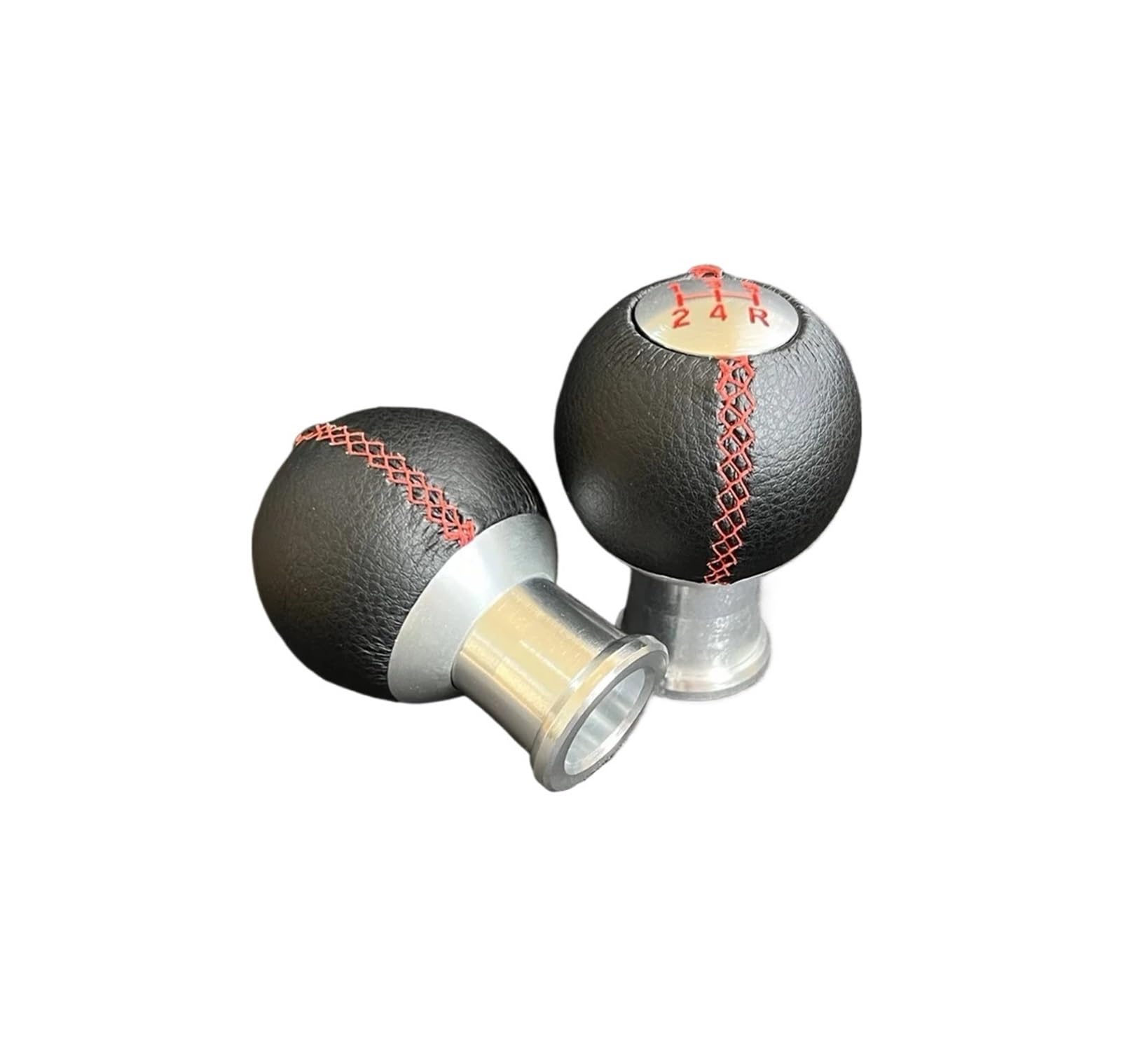 Schaltknauf Für Mazda MX-5 MX5 Schaltknauf Aluminium Gear Shift Ball Carbon Fiber Leder 5 6 Geschwindigkeit Auto Schaltknauf(L 5speed 180g) von IUKMR