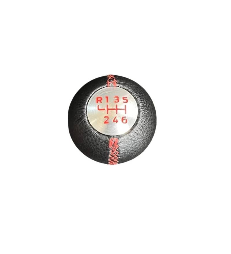 Schaltknauf Für Mazda MX-5 MX5 Schaltknauf Aluminium Gear Shift Ball Carbon Fiber Leder 5 6 Geschwindigkeit Auto Schaltknauf(L 6speed 180g) von IUKMR