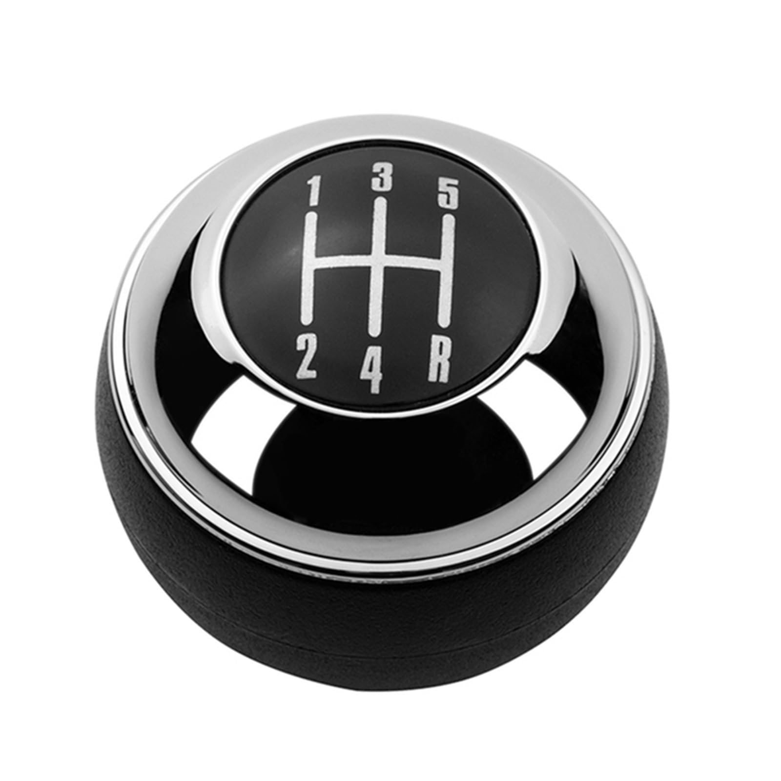 Schaltknauf Für Mini R50 2000-2006 Für Cabrio R52 R53 Für Cooper 02-08 5/6 Geschwindigkeit Schaltknauf Hebel Shifter Stift Griff Kopf Ball Auto Schaltknauf(Black 5 Speed) von IUKMR