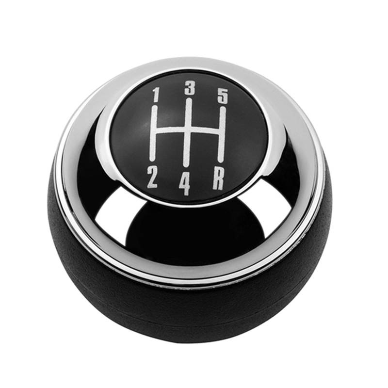 Schaltknauf Für Mini R50 2000-2006 Für Cabrio R52 R53 Für Cooper 02-08 5/6 Geschwindigkeit Schaltknauf Hebel Shifter Stift Griff Kopf Ball Auto Schaltknauf(Black 5 Speed) von IUKMR
