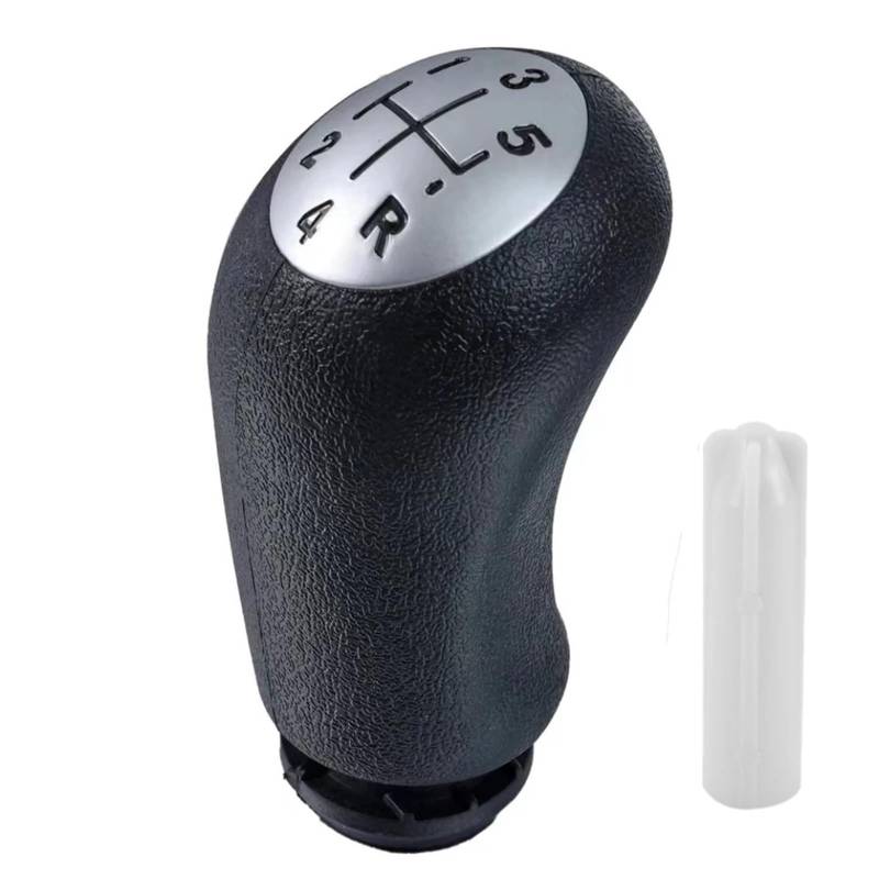 Schaltknauf Für Modus/Für Grand Für Modus (Depuis 2004) Schaltknauf 5 Geschwindigkeit Schaltknauf Hebel Shifter Handball Auto Schaltknauf(Silver Black Font) von IUKMR