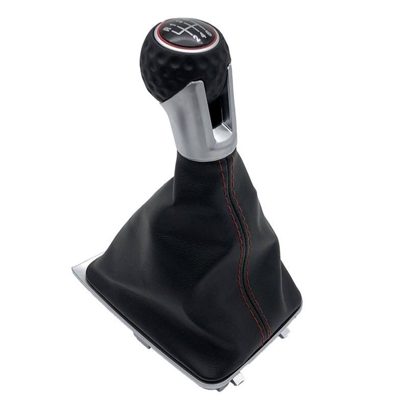 Schaltknauf Für VW Für Golf 7 A7 MK7 Für GTI Für GTD 2013-2018 5/6-Gang-Schaltknauf Griff Gamasche Kofferraumabdeckung Auto Schaltknauf(6 Speed Case B) von IUKMR