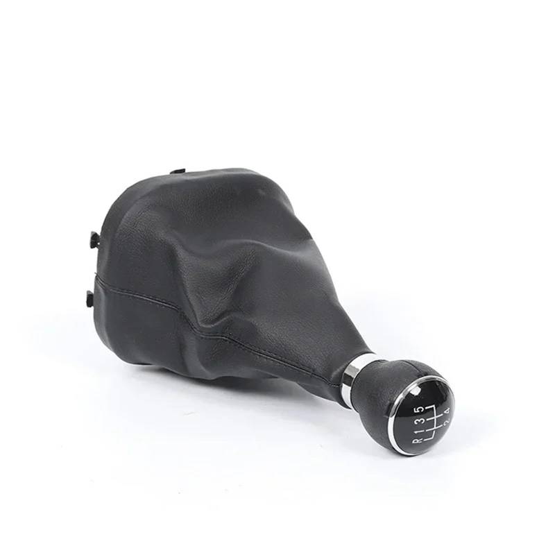 Schaltknauf Für VW Für Touran Für Caddy MK2 2004-2014 5/6 Geschwindigkeit Gamasche Boot Abdeckung Schaltknauf Auto Schaltknauf(5 Speed) von IUKMR
