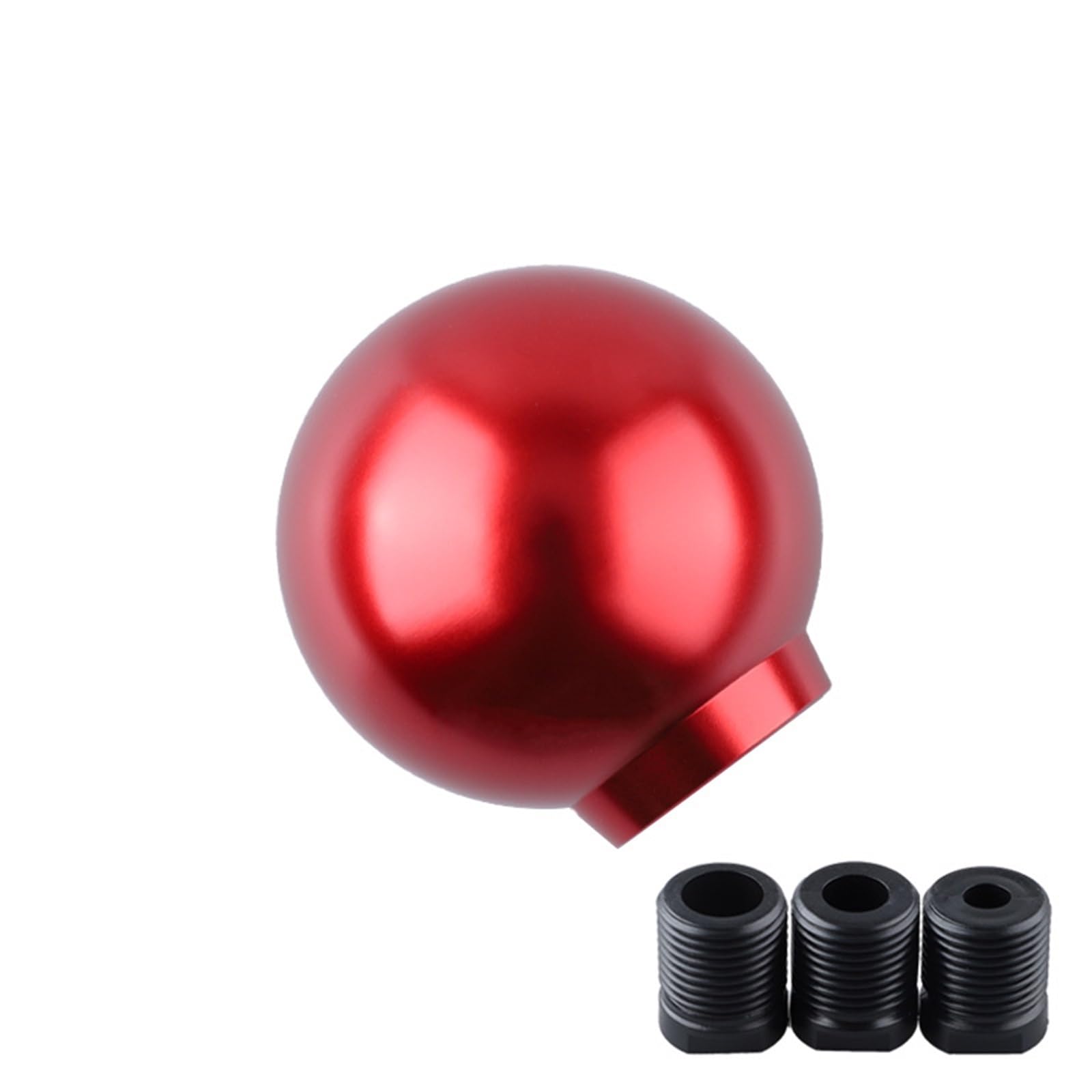 Schaltknauf Für manuelle Übertragung Aluminium ersetzen Auto Knopf at MT 5 Geschwindigkeit Universal Auto Schaltknauf Auto Schaltknauf(Red) von IUKMR