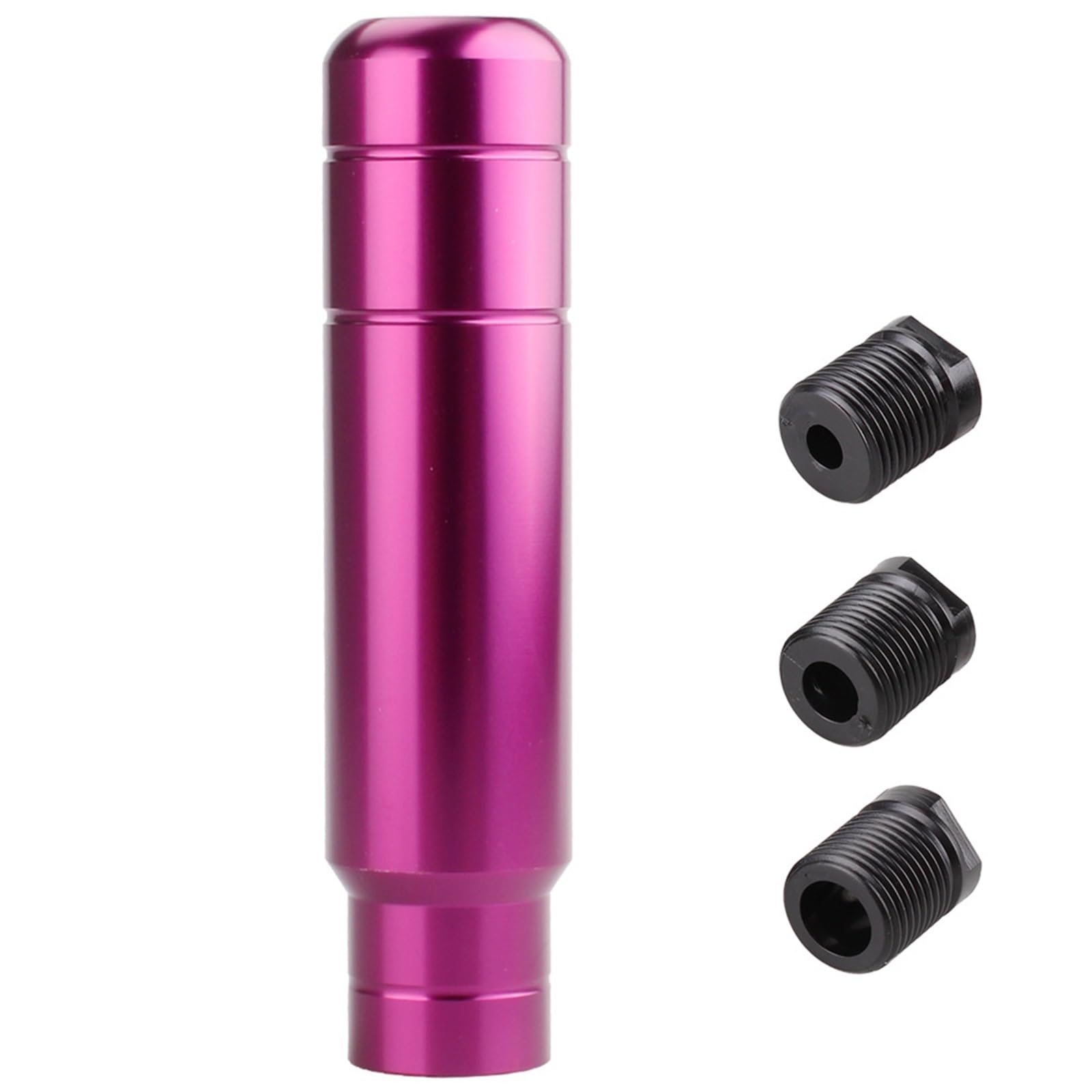Schaltknauf Universal 13CM Auto Schaltknauf Manuelle Übertragung Aluminium Gerändelt Shifter Schaltknauf at MT Auto Schaltknauf(Purple) von IUKMR