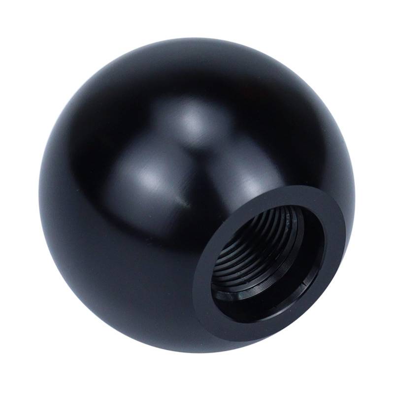 Schaltknauf Universal Auto Aluminium Schaltknauf Auto Stick Manuelle Automatische Übertragung Gearstick Griff Schalthebel Auto Schaltknauf(Schwarz) von IUKMR