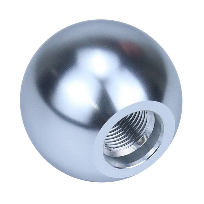 Schaltknauf Universal Auto Aluminium Schaltknauf Auto Stick Manuelle Automatische Übertragung Gearstick Griff Schalthebel Auto Schaltknauf(Silber) von IUKMR