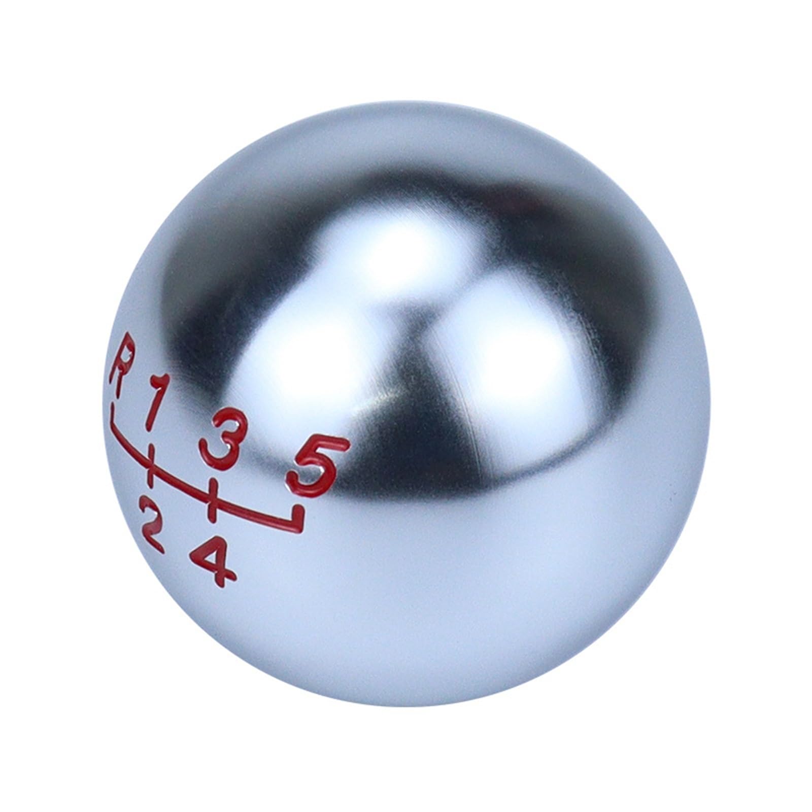 Schaltknauf Universal Auto Aluminium Schaltknauf Stick Manuelle Übertragung Shifter Kopf Griff Hebel at MT Auto Ersatz Auto Schaltknauf(Silber) von IUKMR