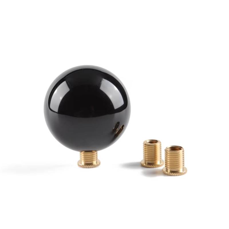 Schaltknauf Universal Black Ball Resin Schaltknauf Auto Schaltgetriebe Kopf Stick Shifter Schalthebel Griff Hebel at MT Auto Schaltknauf von IUKMR