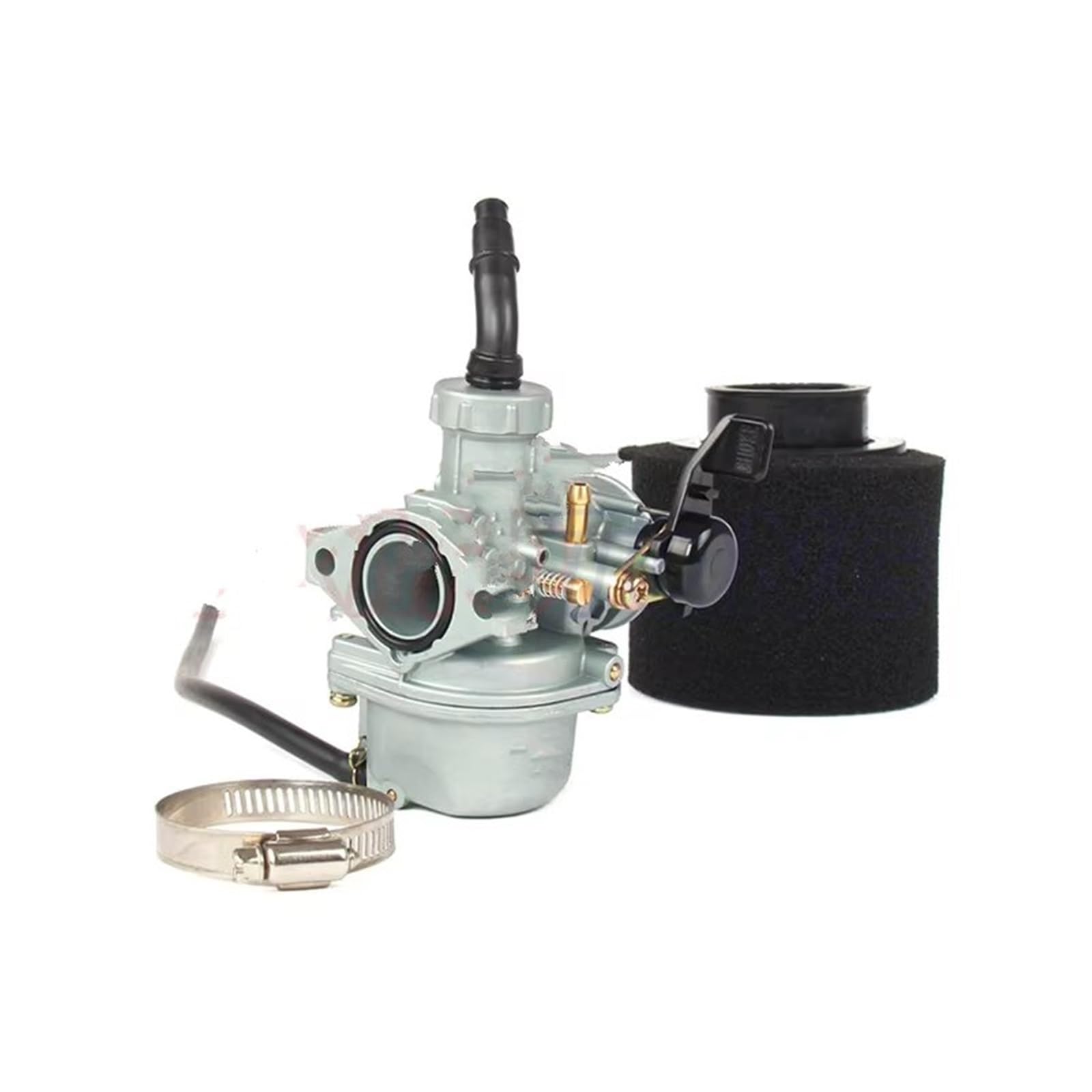 Vergaser Motor PZ22 22 mm Vergaser und 38 mm Luftfilter für 125 cc Dirt/Pit Bikes Monkey Bikes für ATV Motorrad Carb(Car with Black) von IUKMR