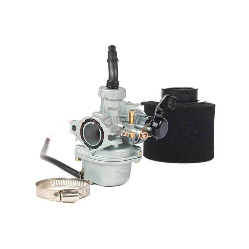 Vergaser Motor PZ22 22 mm Vergaser und 38 mm Luftfilter für 125 cc Dirt/Pit Bikes Monkey Bikes für ATV Motorrad Carb(Car with Black) von IUKMR