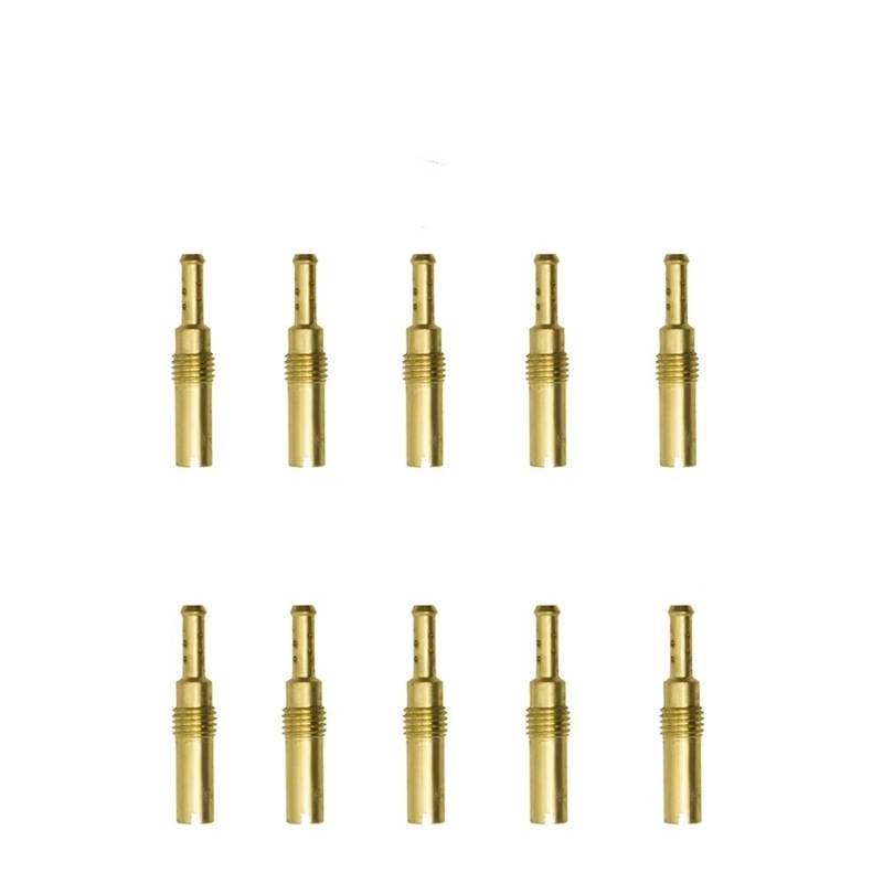 Vergaser Packung mit 10-teiligem Vergaser-Hauptdüsensatz mit Slow/Pilot-Düsensatz als Ersatz für PWK-Vergaser Motorrad Carb(Slow Jet 32-55) von IUKMR