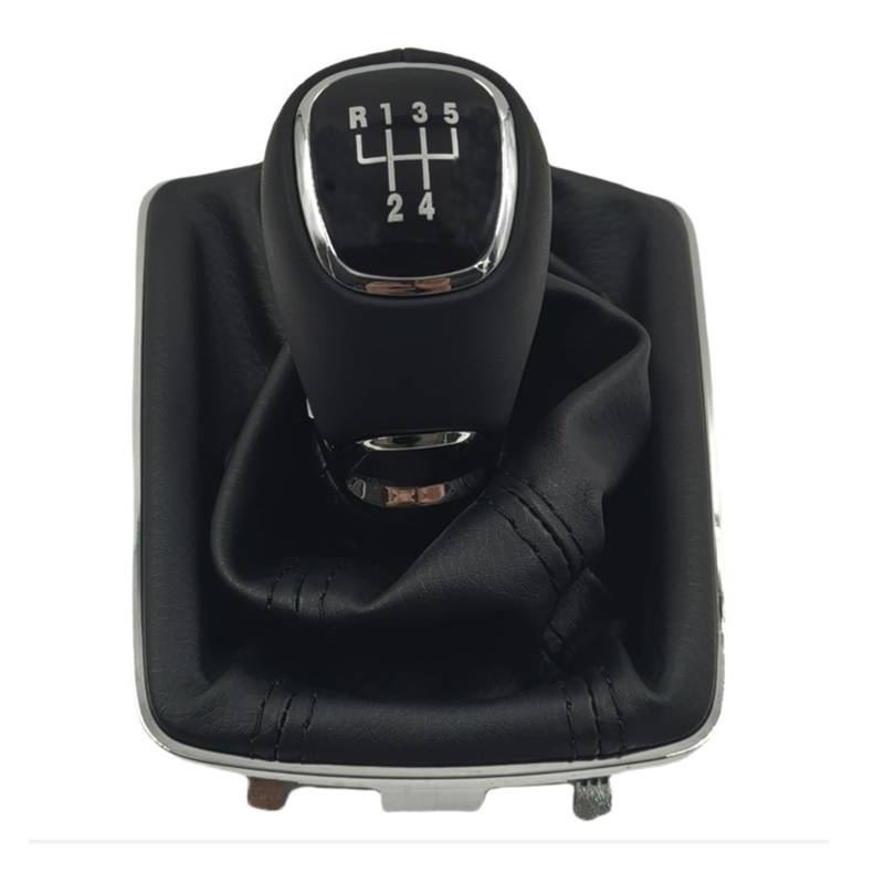 Gear Stick Schaltknauf Für Skoda Für Fabia 3 III MK3 NJ 2014-2021 Getriebe Stick Griff Hebel Ändern Abdeckung Schaltknauf Hebel Shifter Staub Jacke Auto Schalthebel(5 speed) von IUKMRT
