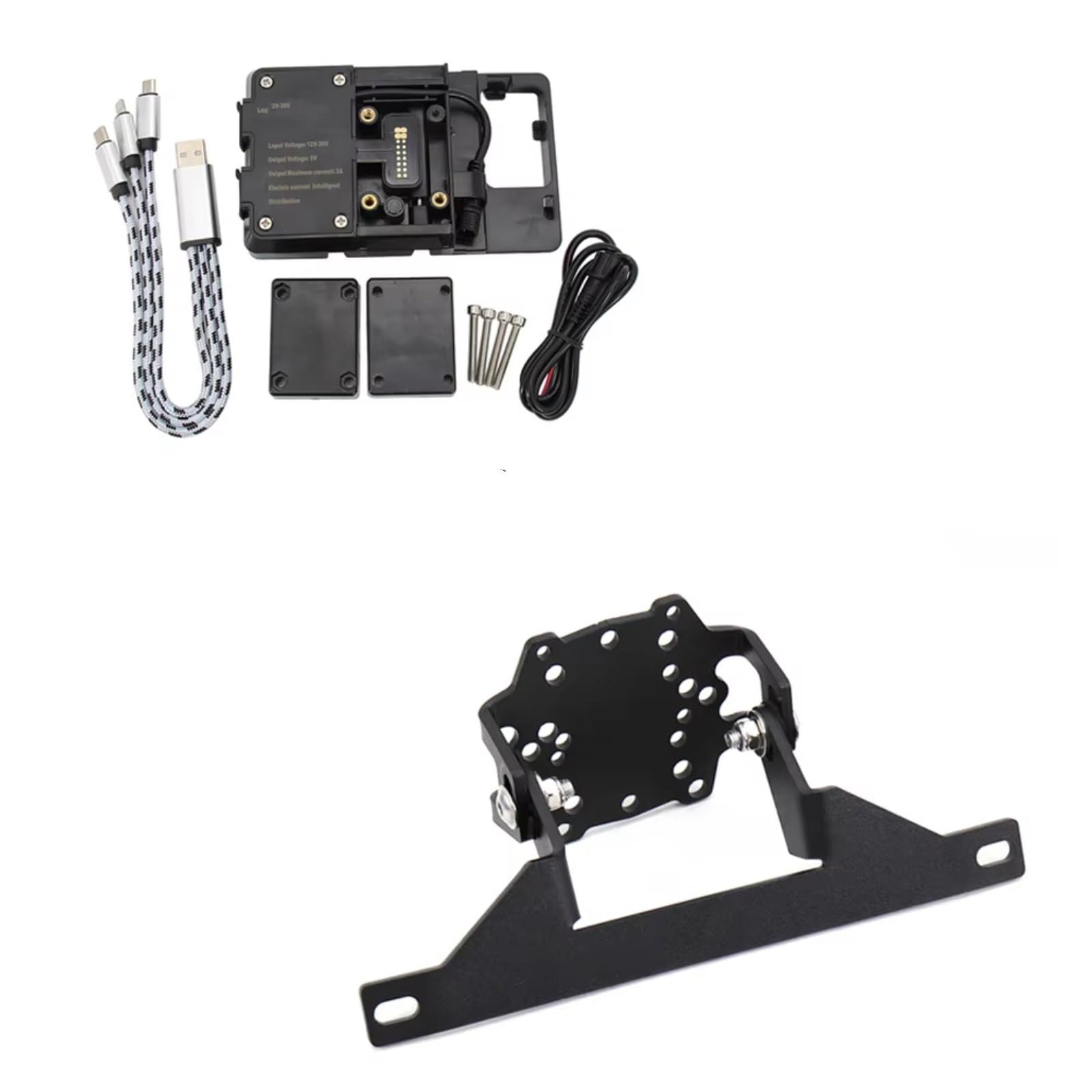 Handyhalterung Fahrrad FÜR R850RT R1150RT GPS Navigation Halterung Motorrad Telefon Ständer Halter USB Handyhalter Fahrrad(BC) von IUKMRT