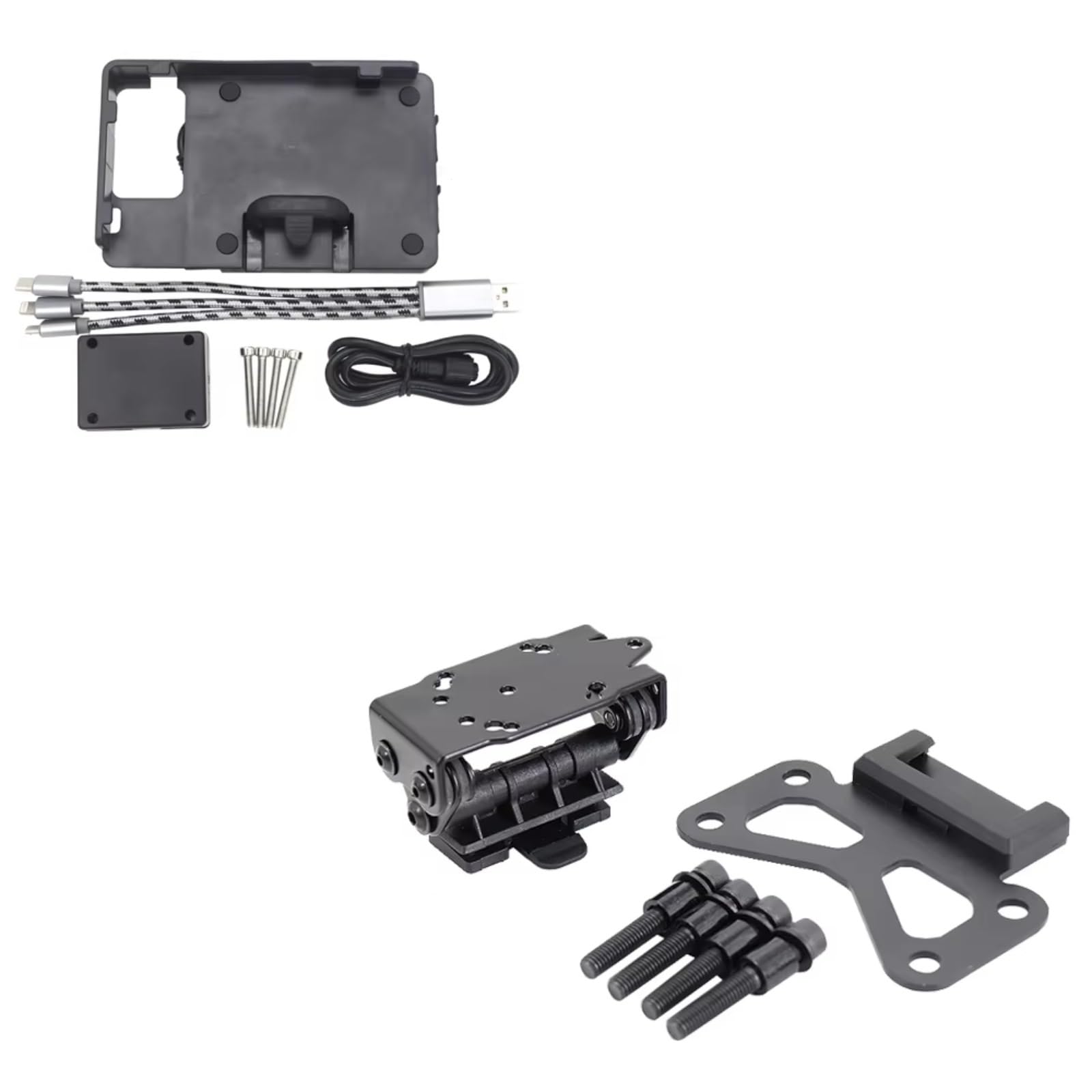 Handyhalterung Fahrrad Für F650GS F700GS F800GS Für Abenteuer 2008-2018 Navigation Halterung USB Lade Halterung Handyhalter Fahrrad(B and C) von IUKMRT