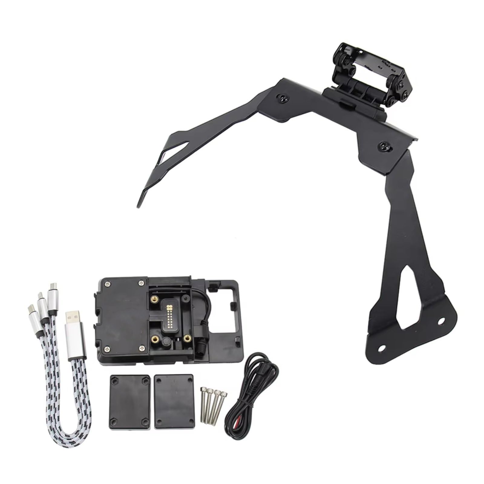 Handyhalterung Fahrrad Für Kawasaki J300 2013-2021 Phone-Navigation GPS-Plattenhalterung Anzupassen Halter Handyhalter Fahrrad(B and C) von IUKMRT