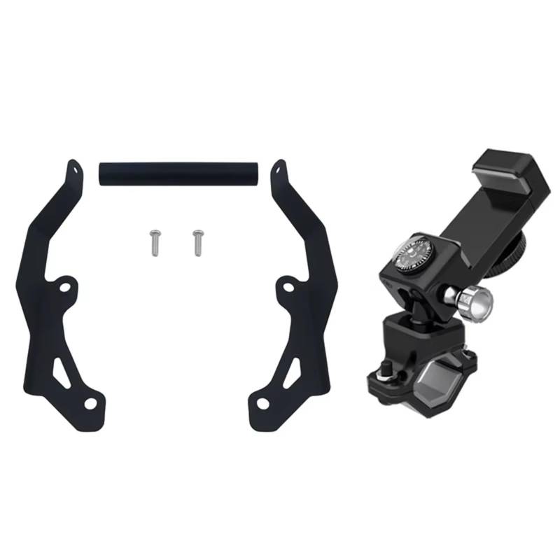 Handyhalterung Fahrrad Für NC750X 2021 2022 Motorrad Telefon Navigation Halterung Vorne Bar GPS Windschutzscheibe Halterung Ständer Handyhalter Fahrrad(Set of) von IUKMRT