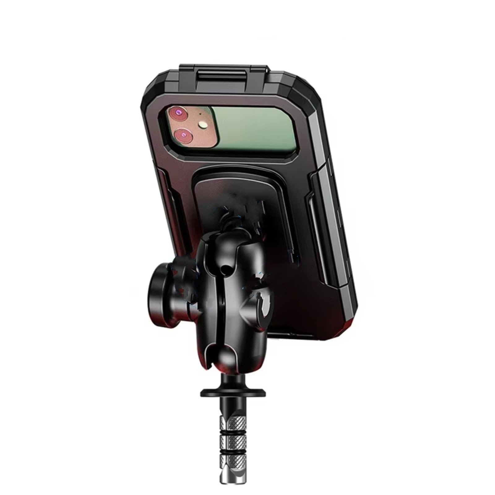 Handyhalterung Fahrrad Gabelschaft Motorrad Halterung GPS Navigation Lenker Spiegel Aluminium 1 "Ball Basis Handyhalter Fahrrad(S for Fork Stem) von IUKMRT