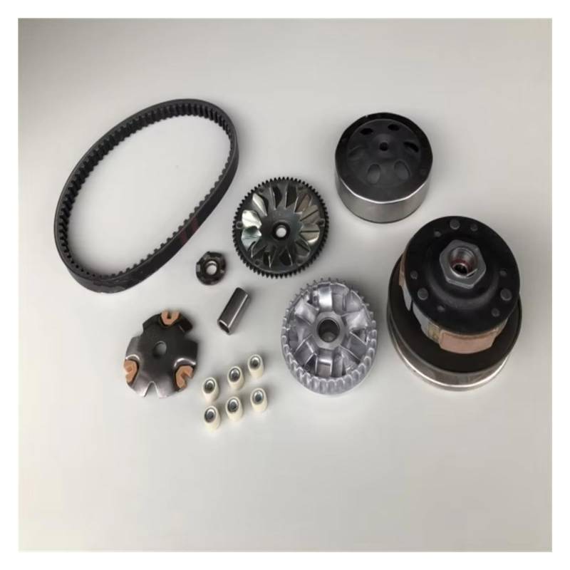 IUKMRT Motorrad Antriebsriemen Für 100 Für SPACY 100 Für SCR100 Für SCR 100 Für GCC 100cc Für WH100 Für WH100T Motorrad-Riemenscheibe Angetriebene Radkupplungsbaugruppe Gürtel Antriebsriemen von IUKMRT