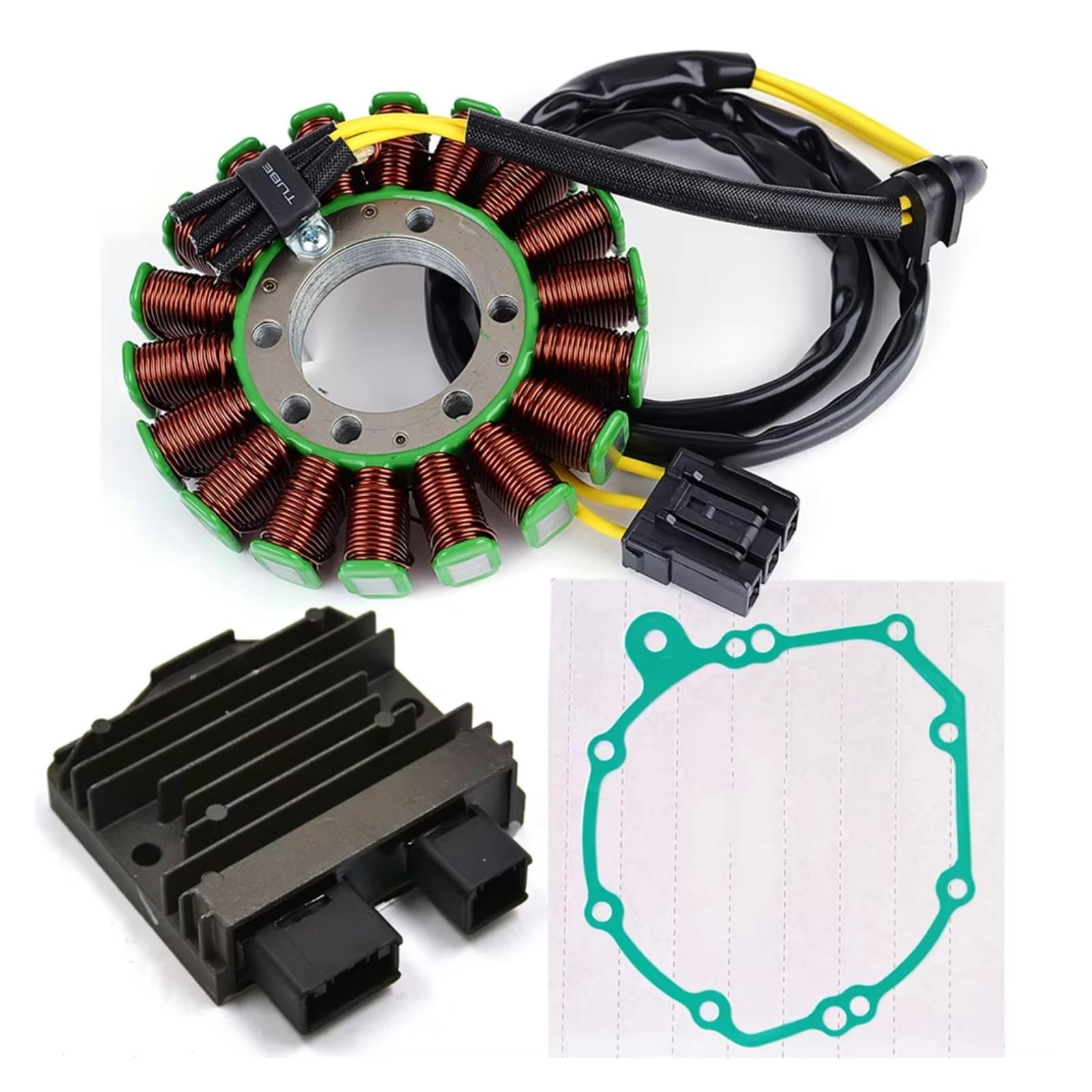IUKMRT Stator Zündspule Für CB1000 Für CB1000R ABS 2009-2019 2018 2017 2016 2015 2014 2013 2012 Stator Spule Regler Gleichrichter Dichtung Zündstatorspule(A) von IUKMRT