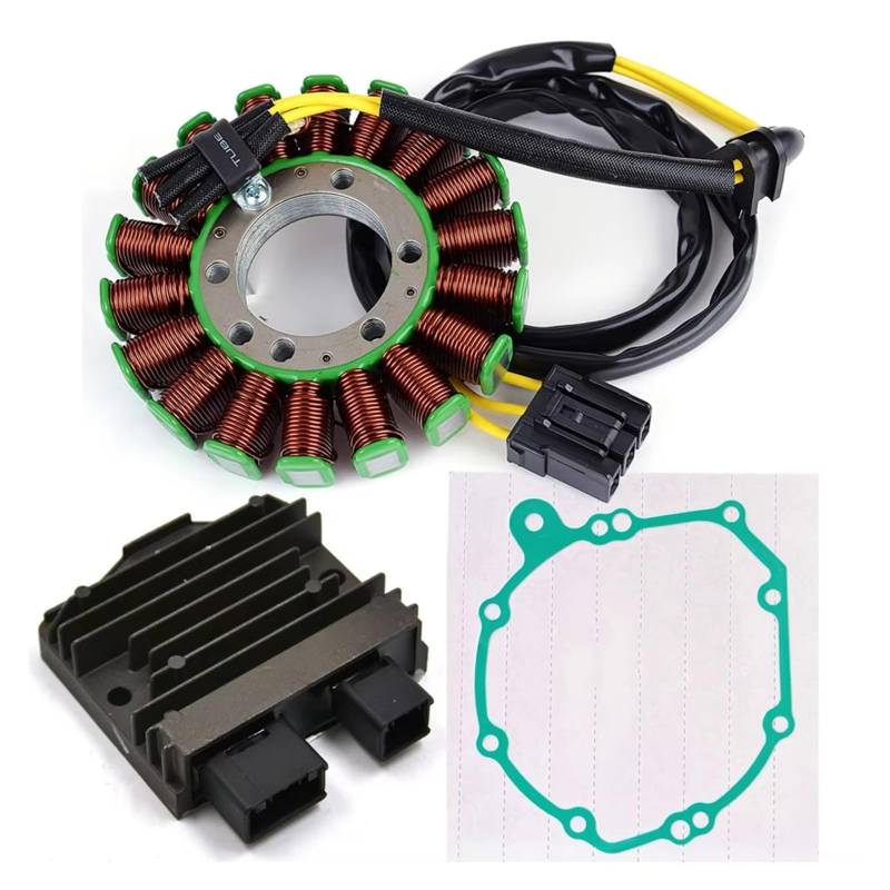 IUKMRT Stator Zündspule Für CB1000 Für CB1000R ABS 2009-2019 2018 2017 2016 2015 2014 2013 2012 Stator Spule Regler Gleichrichter Dichtung Zündstatorspule(A) von IUKMRT