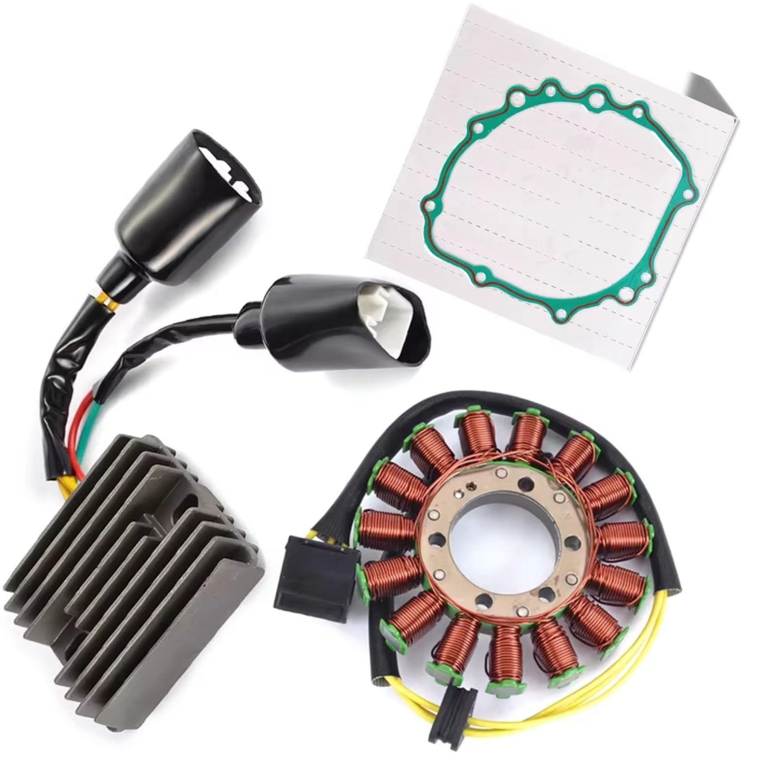 IUKMRT Stator Zündspule Für CBR600RR 2007-2012 Für CBR 600RR 2007 2008 2009 2010 2011 2012 12V Regler Gleichrichter Stator Spule Sets Mit Dichtung Zündstatorspule(B) von IUKMRT