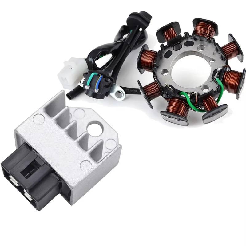 IUKMRT Stator Zündspule Für CRF150 Für CRF150F Für CRF 150 150F 2006-2017 2016 2015 Motorrad Stator Spule Regler Gleichrichter Magnet Dichtung Zündstatorspule(C) von IUKMRT