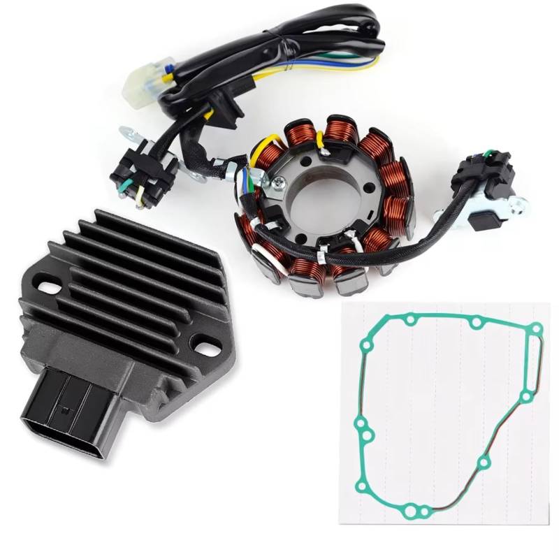 IUKMRT Stator Zündspule Für CRF450 Für CRF450R 2009-2012 2013 2014 2015 2016 Magneto Stator Spule Stator Spule Regler Gleichrichter Dichtung Zündstatorspule(2010-2012) von IUKMRT