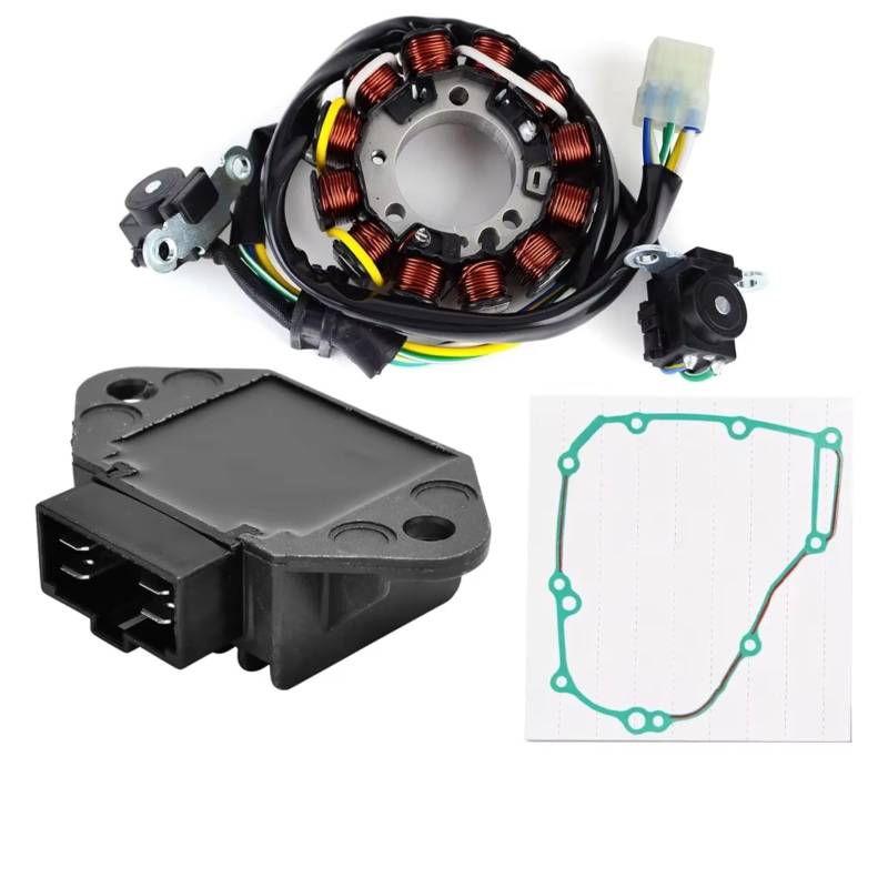 IUKMRT Stator Zündspule Für CRF450 Für CRF450R 2009-2012 2013 2014 2015 2016 Magneto Stator Spule Stator Spule Regler Gleichrichter Dichtung Zündstatorspule(2015-2016) von IUKMRT
