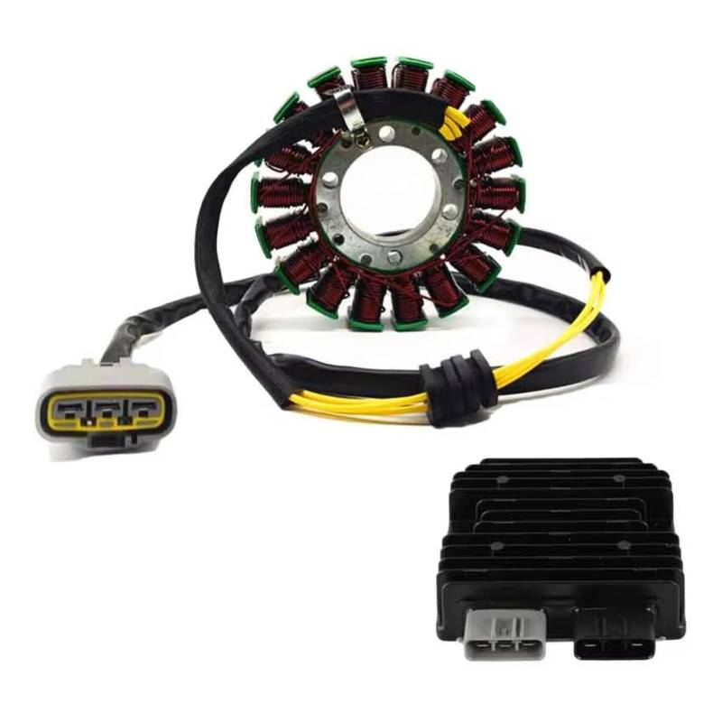 IUKMRT Stator Zündspule Für Can-Am Für Renegade 800R 1000 Für Outlander Für MAX R Für DPS XT Für XMR - 650 800 1000R 42068563 Stator Gleichrichterreglersatz Zündstatorspule von IUKMRT