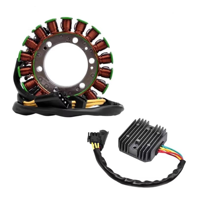 IUKMRT Stator Zündspule Für F650GS Für F750GS F800R F800S Für F800GS Für F800GT Für F800ST F 650 750 GS Motorrad Stator Spule Regler Rectifier Kit Zündstatorspule von IUKMRT
