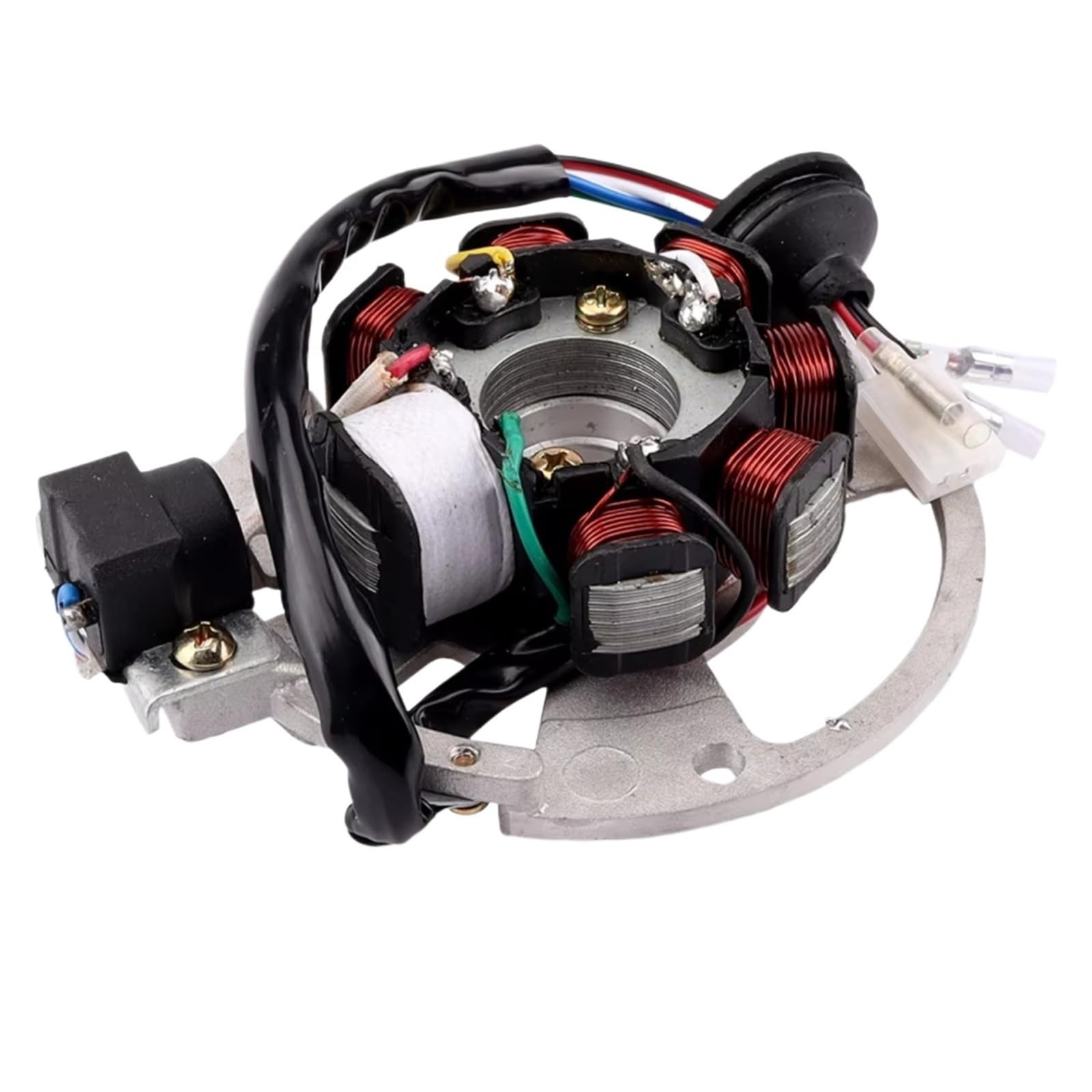 IUKMRT Stator Zündspule Für Jog 50 50cc 90cc CG50 CE50 2 Hub Roller Für ATV Buggy Quad 5 Draht Motorrad Motor Stator Magneto Generator Zündstatorspule von IUKMRT
