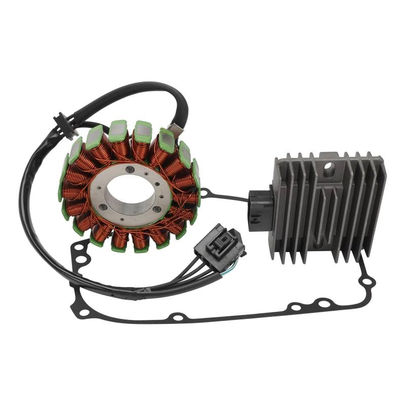 IUKMRT Stator Zündspule Für Kawasaki Für Ninja 300 250 2013 2014 2015 2016 2017 Generator Stator Regler Rectifier & Dichtung Zündstatorspule von IUKMRT