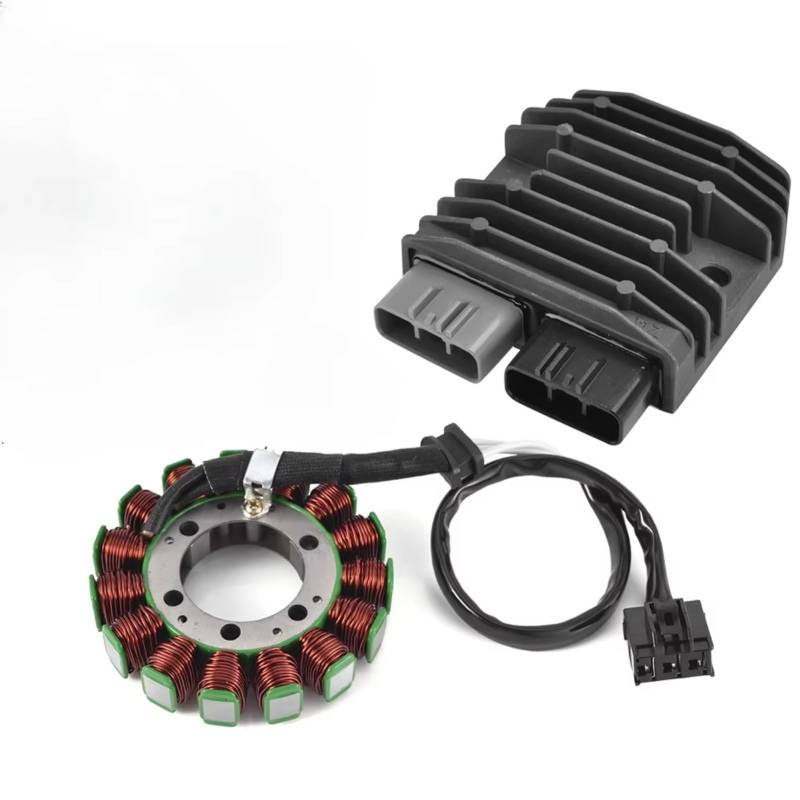 IUKMRT Stator Zündspule Für Kawasaki Für Ninja Für ZX10R Für ZX-10R ZX1000 2006-2007 Motorrad Stator Coil Regler Rectifier Mit Dichtung Zündstatorspule(A) von IUKMRT