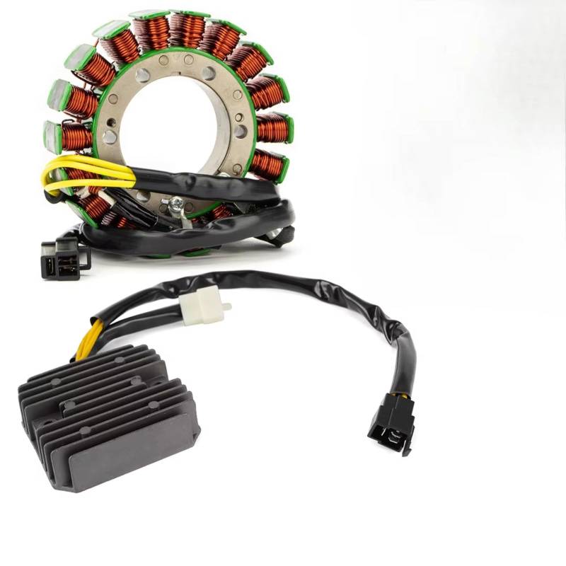 IUKMRT Stator Zündspule Für NT400 Für BROS 400 NC25-100 105, 110 NT650 Für NT650A NT650 Für NT650AC Für Hawk GT Stator Spule + Regler Gleichrichter + Dichtung Zündstatorspule(C) von IUKMRT